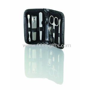 Promotional gift nice pattern of makeup brush and color manicure set