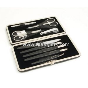 PU leather bag pocket manicure set