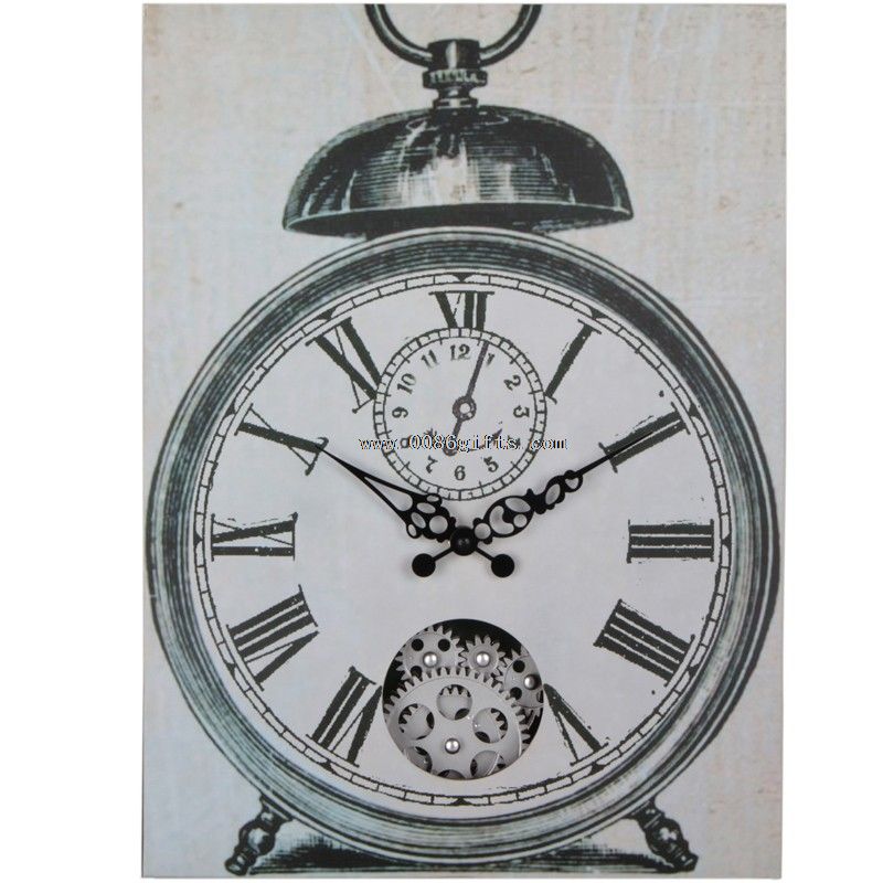 Orologio dell"ingranaggio campana in legno