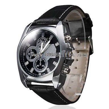 leather watch man