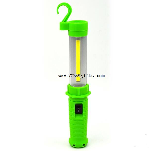plastic hook round work torch light