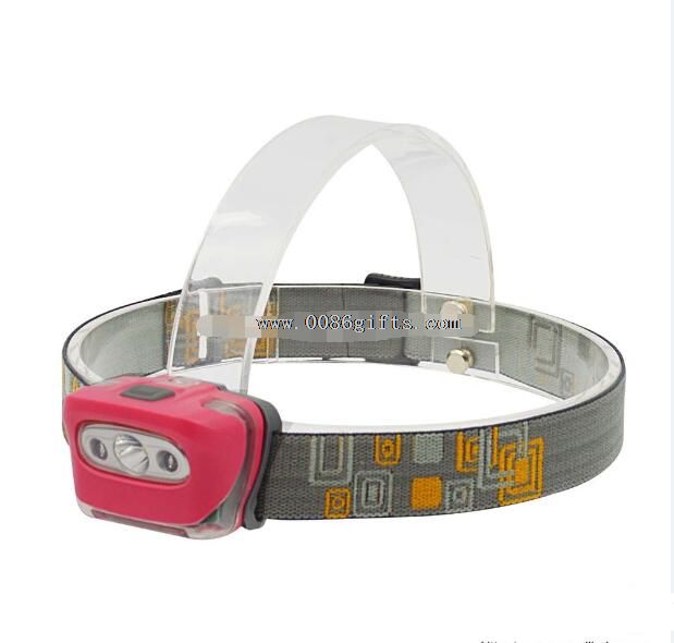 3W+2 red plastic led head light