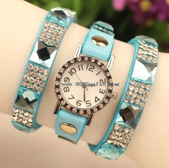 Leather Strap Lady Watches
