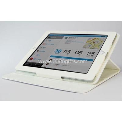 Leatherette case with stand For iPad