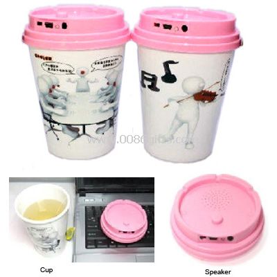 Speaker in cup design