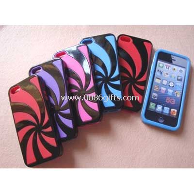 Swivel pattern TPU case for iPhone 5