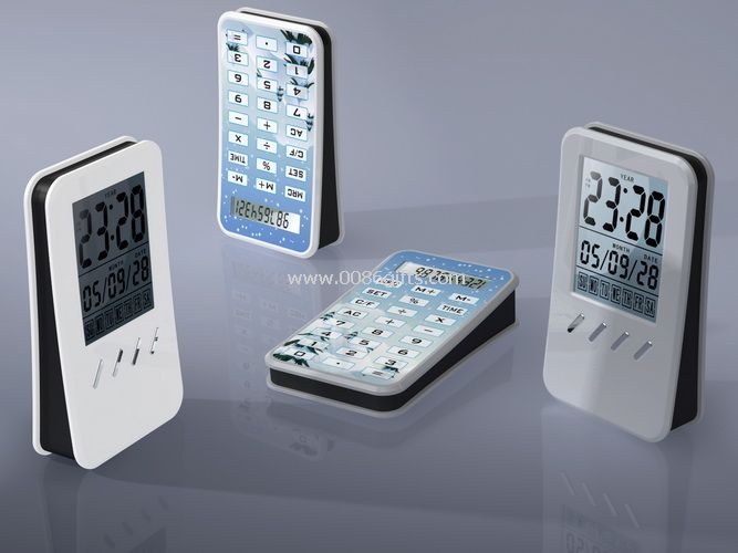 Alarm Clock with calculation,temperature