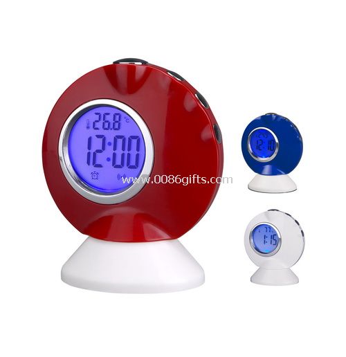 Clock with LED backlight