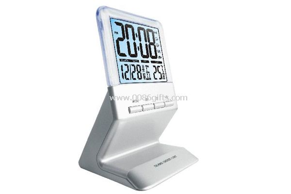LCD talking clock