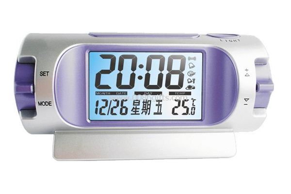 LCD talking clock
