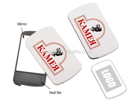 Pocket Mirror With Nail File