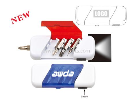 4 Bits Tool Set with LED Light