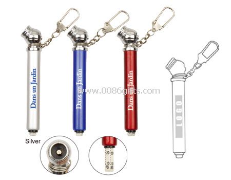 Tire Gauge with Keychain