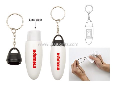 Glasses Cleaner with Key Chain