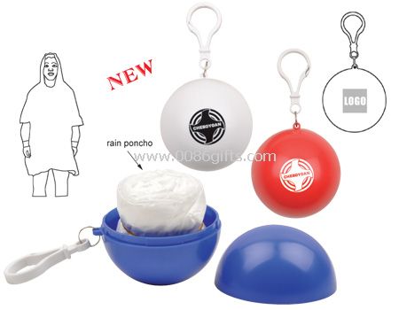 Pocket Ball Rain Poncho