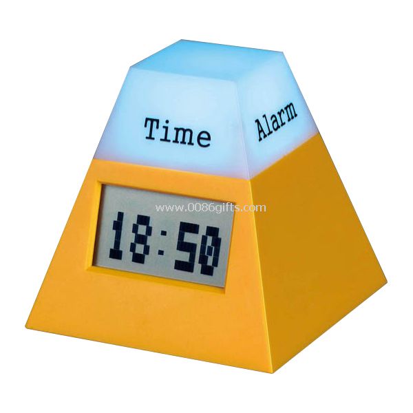 7 colors flashing light Clock