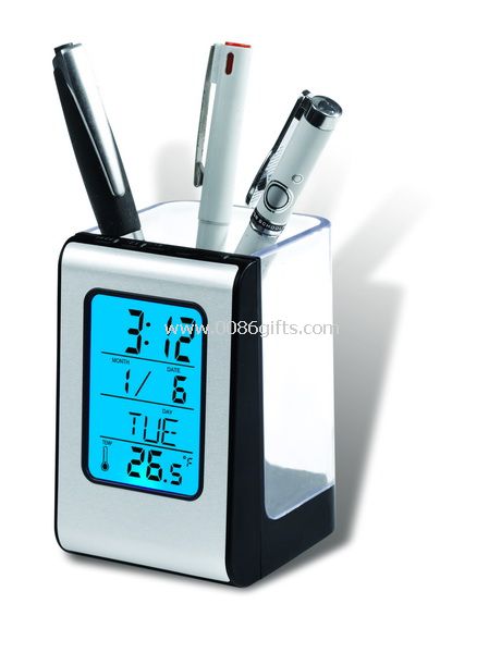Pen Holder Clock