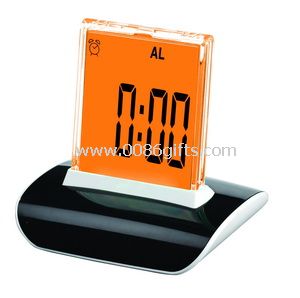 Push Panel Color-Changing LCD Clock