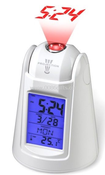 talking projection clock