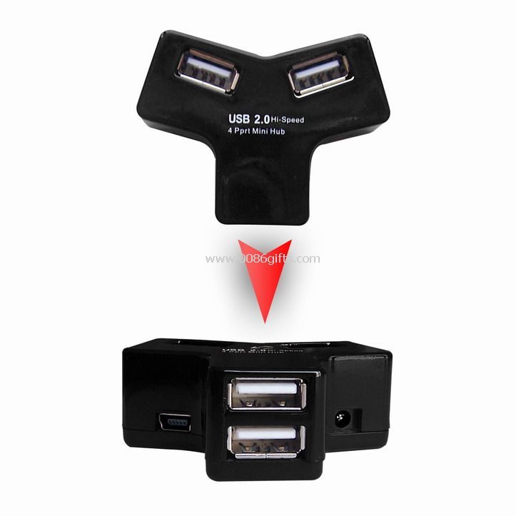 Hub de Mini USB 2,0 4 Porto