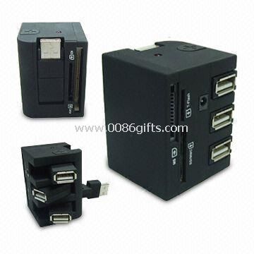 Combo card reader with USB HUB