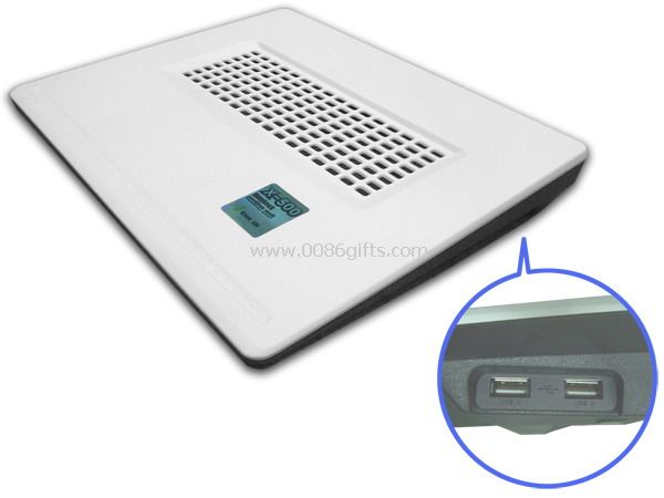 Plastic 4 fans laptop cooling pad