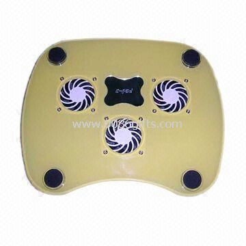 Iron material 3 fans laptop cooling pad