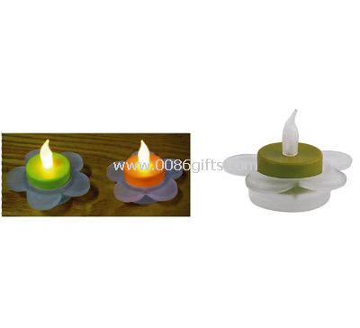 FLASHING Flower shape CANDLE