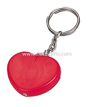 LED Heart shape light keychain