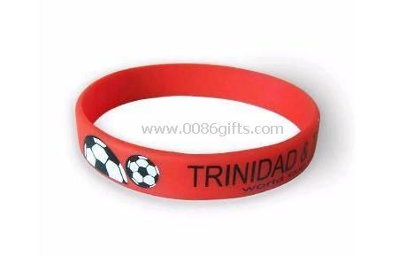Logo Printed Silicone Bracelet