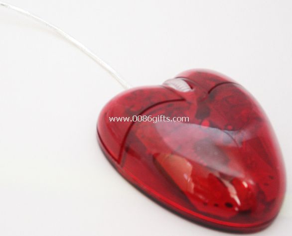 Heart-shaped mouse