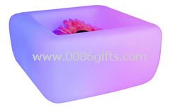 firkantet form glass compote
