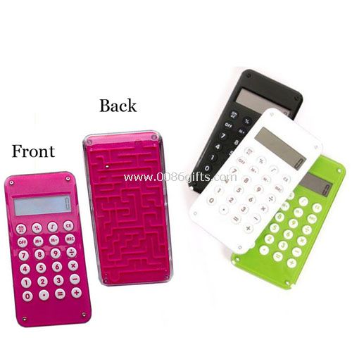 10 digits calculator with Maze Game