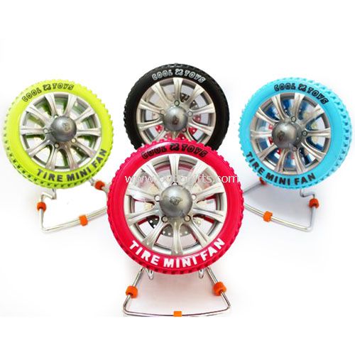 USB Tire Mini Fan