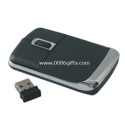 Wireless leather mouse