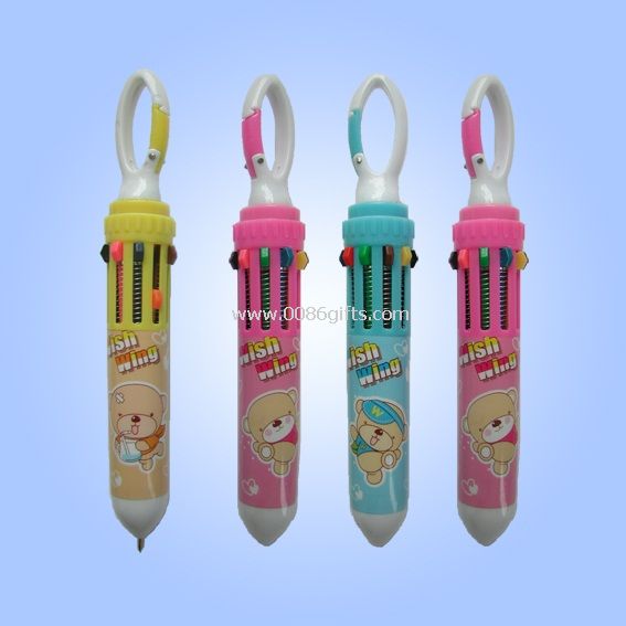 Carabiner multi-color pen