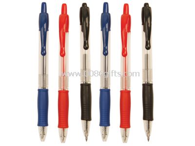 Retractable gel pen