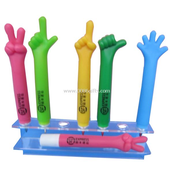 Plastic Finger ball pen