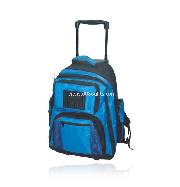 Solar wheeled Bag