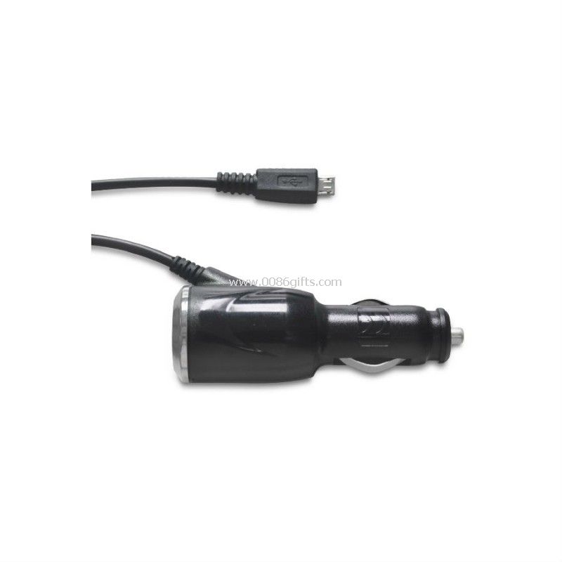 Blue light car charger for micro usb phones