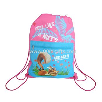 210D polyester Drawstring Backpack
