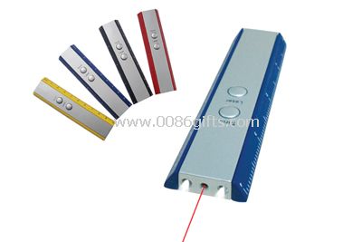 Led torch and laser rule