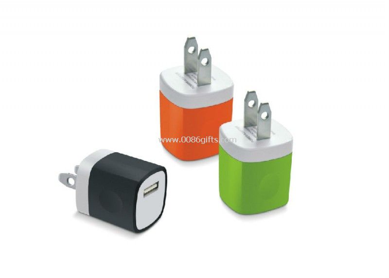 1A double-color usb home charger