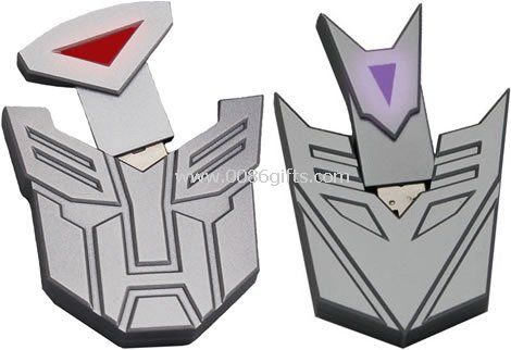 Transformers usb flash in PVC material