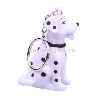 Dog keychain stress ball