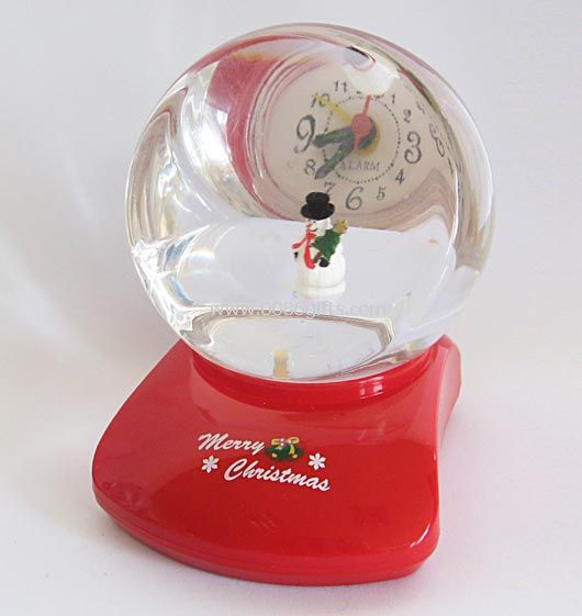 Christmas liquid clock