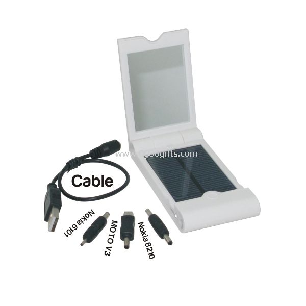 Foldable thin solar mobile charger