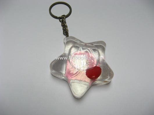 Liquid Star keychain