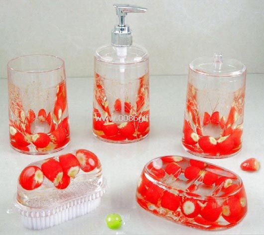 Liquid bathroom set