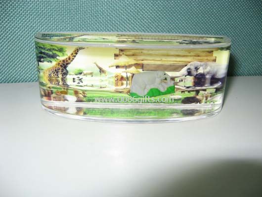 Liquid fridge magnet